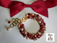 Image de Bracelet perles multicolores avec Rihanna