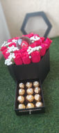 Image de Coffret de fleurs et de chocolat