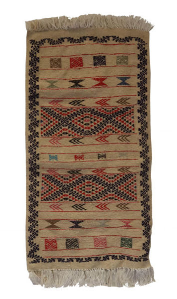 tapis en laine style navajo