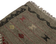 Image de Hand & Crafts Tapis vintage style amazigh berbère - Fait main 100% Laine - 102x48cm