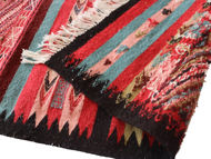Image de Hand & Crafts Tapis vintage style amazigh berbère - Fait main 100% Laine - 204x98cm