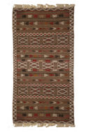 Image de Hand & Crafts Tapis Vintage Style Amazigh Berbère Fait Main 100% Laine 210x103cm