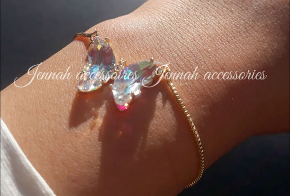 Image de Bracelets papillon en acier inoxydable 